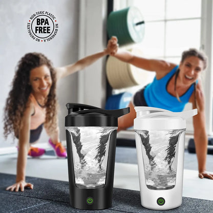 FitNova 350ml Portable Electric Protein Shaker   NO MORE CLUMPS