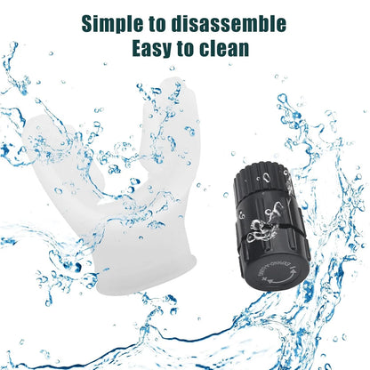 Breathing Trainer for Deep Breath Practice, Adjustable Resistance Silicone Device for Focus and Relaxation, Portable Breathwork Exercise Tool